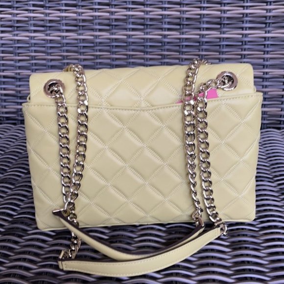 Kate Spade Natalia Smooth Leather Medium Flap Shoulder Bag Frosty Lime - Picture 8 of 16